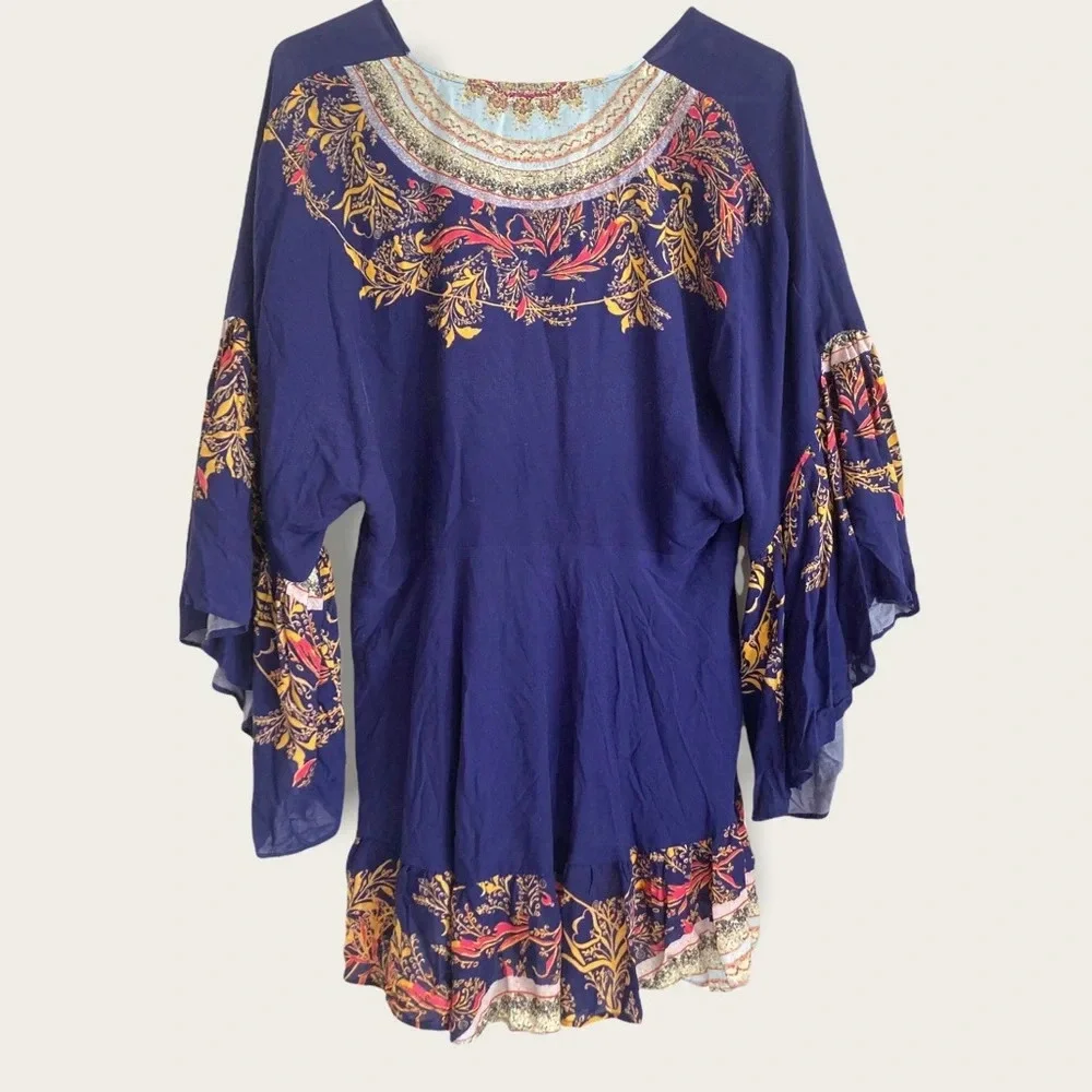Free People dark blue tunic size XS - Picture 8 of 9
